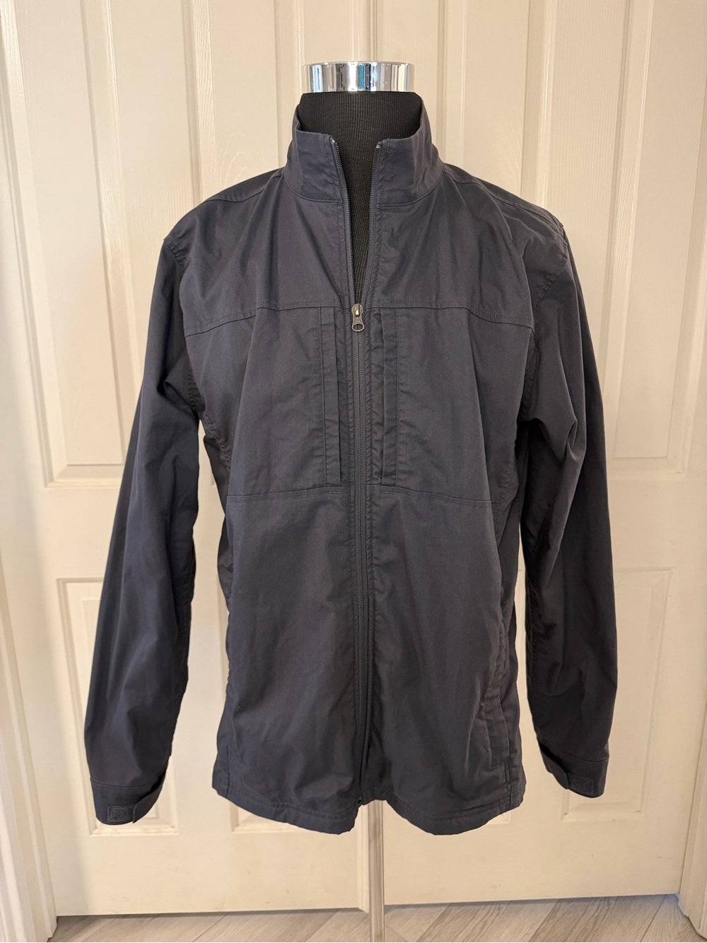 Exofficio Men’s Insect Shield Jacket Bugsaway Coen Dark Gray Sz L Hike Fish